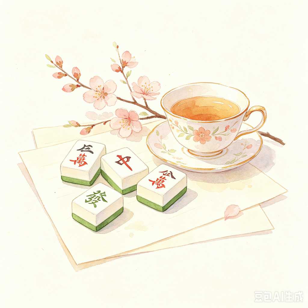 new year mahjong set gift